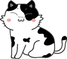 Cat cartoon character crop-out png