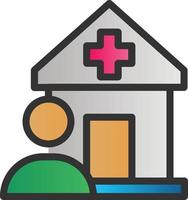 diseño de icono de vector de usuario de hospital