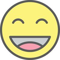 Grin Tongue Vector Icon Design