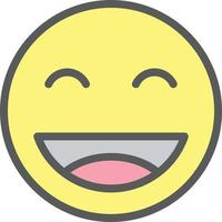 Grin Tongue Vector Icon Design