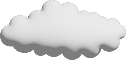 White cloud Crop-out Icon png