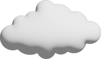 White cloud Crop-out Icon png