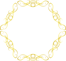 oro ornamento ritagliare png