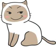 personnage de dessin animé de chat png