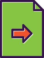 File Export Vector Icon Design