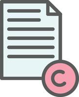 Copyright Vector Icon Design