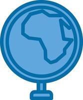 diseño de icono de vector de globo África