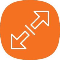 Expand Alt Vector Icon Design