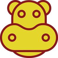Hippo Vector Icon Design