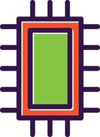 Microchip Vector Icon Design