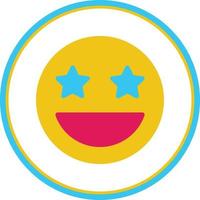 Grin Stars Vector Icon Design