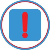 Exclamation Vector Icon Design
