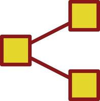 Project Diagram Vector Icon Design
