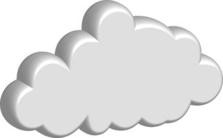 White cloud Crop-out Icon png