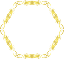 oro ornamento ritagliare png