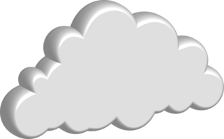 Symbol zum Ausschneiden der weißen Wolke png