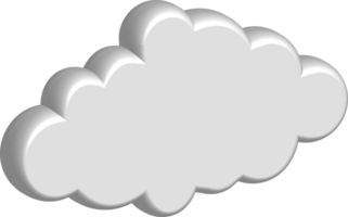 Symbol zum Ausschneiden der weißen Wolke png