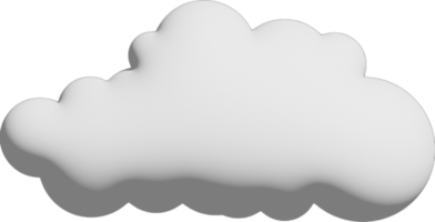 White cloud Crop-out Icon png