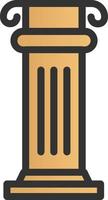 Columns Vector Icon Design