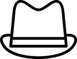 Hat Cowboy Vector Icon Design