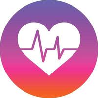 Heartbeat Vector Icon Design