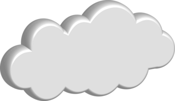 White cloud Crop-out Icon png