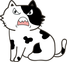 Cat cartoon character crop-out png