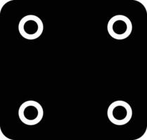 Dice Four Vector Icon Design