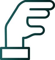 Hand Lizard Vector Icon Design