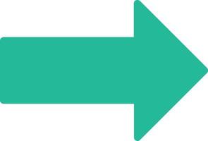 Long Arrow Alt Right Vector Icon Design