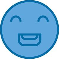 Laugh Beam Vector Icon Design