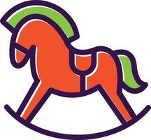 diseño de icono de vector de caballo