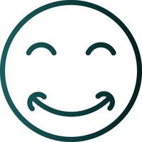 Grin Beam Vector Icon Design