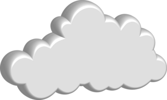 icône de recadrage de nuage blanc png