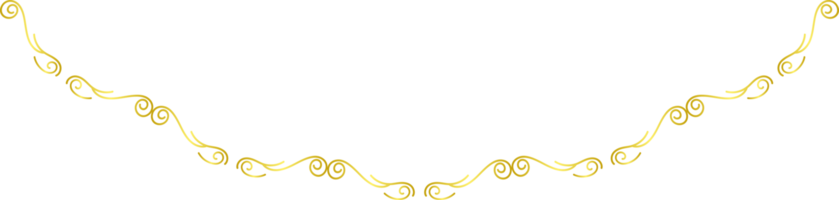 oro ornamento ritagliare png