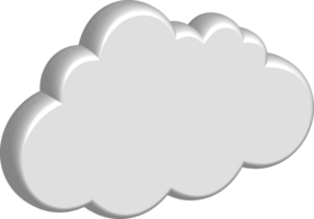 Symbol zum Ausschneiden der weißen Wolke png