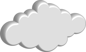 icono de recorte de nube blanca png