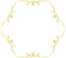 oro ornamento ritagliare png