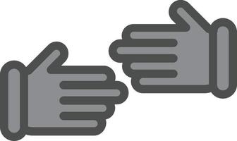 Handshake Alt Slash Vector Icon Design