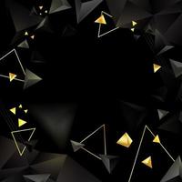 Stylish Colorful Glowing Black Abstract Background vector