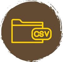 File Csv Vector Icon Design