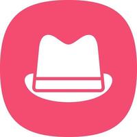 sombrero, vaquero, vector, icono, diseño vector