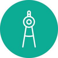 Drafting Compass Vector Icon Design