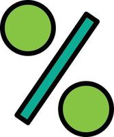 Percentage Vector Icon Design