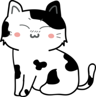 Cat cartoon character crop-out png