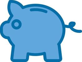 Piggy Bank Vector Icon Design