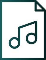 File Audio Vector Icon Design