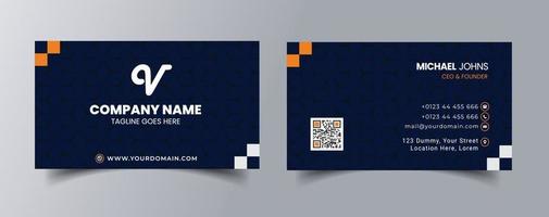 Modern Business Card - Creative and Clean Business Card Template, Luxury business card design template. vector