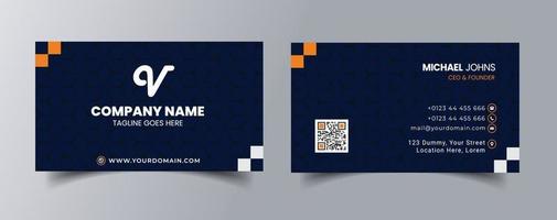 Modern Business Card - Creative and Clean Business Card Template, Luxury business card design template. vector