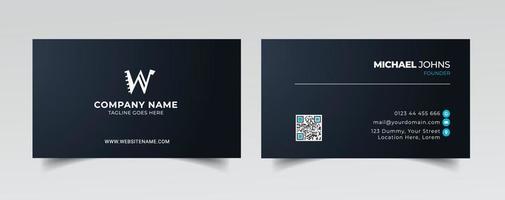 Minimal Business Card Template vector